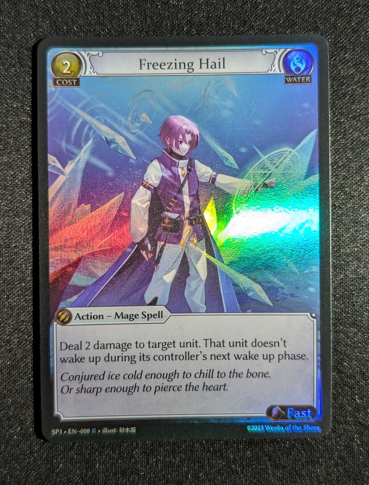 状態A】Grand ArchiveTCG『Freezing Hail Foil』Suppor
