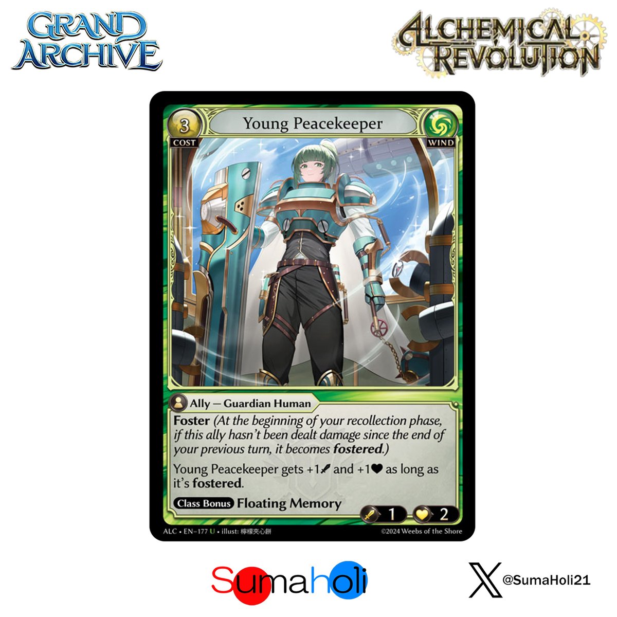 Grand ArchiveTCG『Young Peacekeeper』Alchemical R