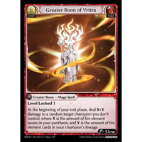【Pantheon専用】【状態A】Grand ArchiveTCG『Greater Boon of Vritra』Radiant Origins RDOPEN014 <SR>