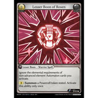 【Pantheon専用】【状態A】Grand ArchiveTCG『Lesser Boon of Rosen』Radiant Origins RDOPEN039 <R>