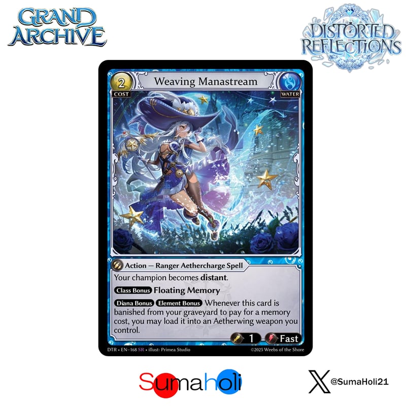 Grand Archive - Weaving Manastream 4枚 Grand ArchiveTCG『Weaving Manastream』Distorted R