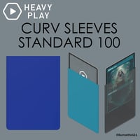 HEAVY PLAY CURV SLEEVES STANDARD 100 スタンダードサイズ 100枚入り 全11色