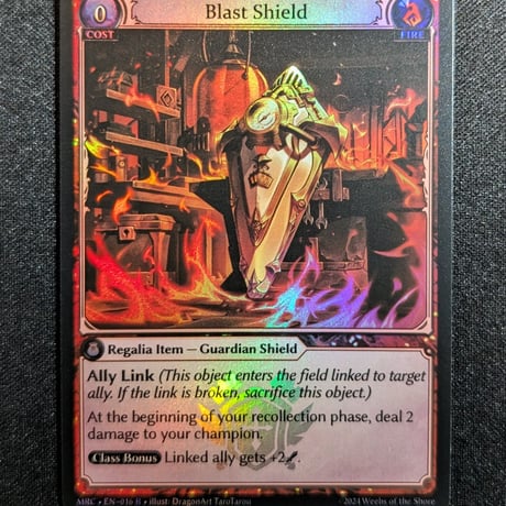 【状態A】Grand ArchiveTCG『Blast Shield Foil』Mercurial Heart