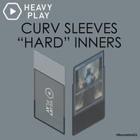 HEAVY PLAY CURV SLEEVES HARD INNERS 100 スタンダードサイズ 100枚入り