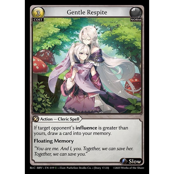 状態A】Grand ArchiveTCG『Gentle Respite』Phantom Mo