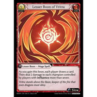 【Pantheon専用】【状態A】Grand ArchiveTCG『Lesser Boon of Vritra』Radiant Origins RDOPEN046 <R>