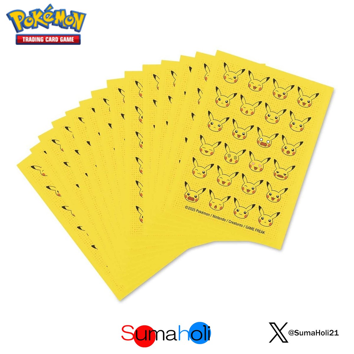 Pikachu Moods(ピカチュウの気分) スリーブ 65枚入り | 海外版 