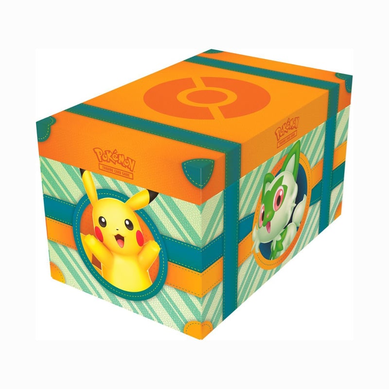 送料無料】ポケモンカードゲーム Paldea Adventures Chest | 海外版ト...