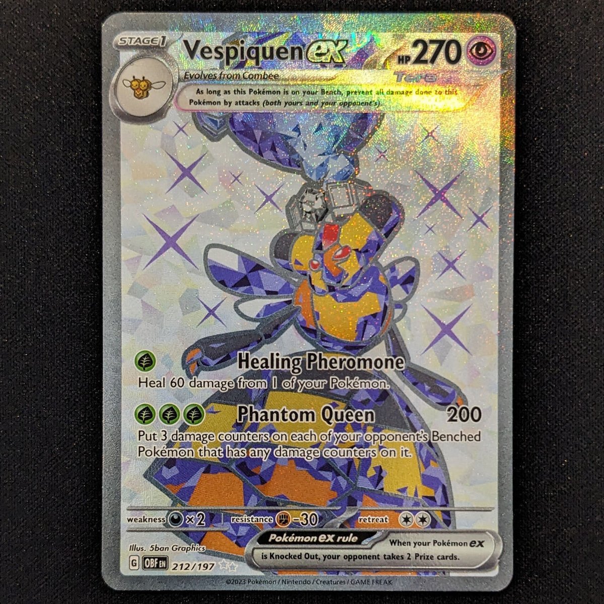 状態A】Obsidian Flames テラスタルビークインex SR（Ultra Rare