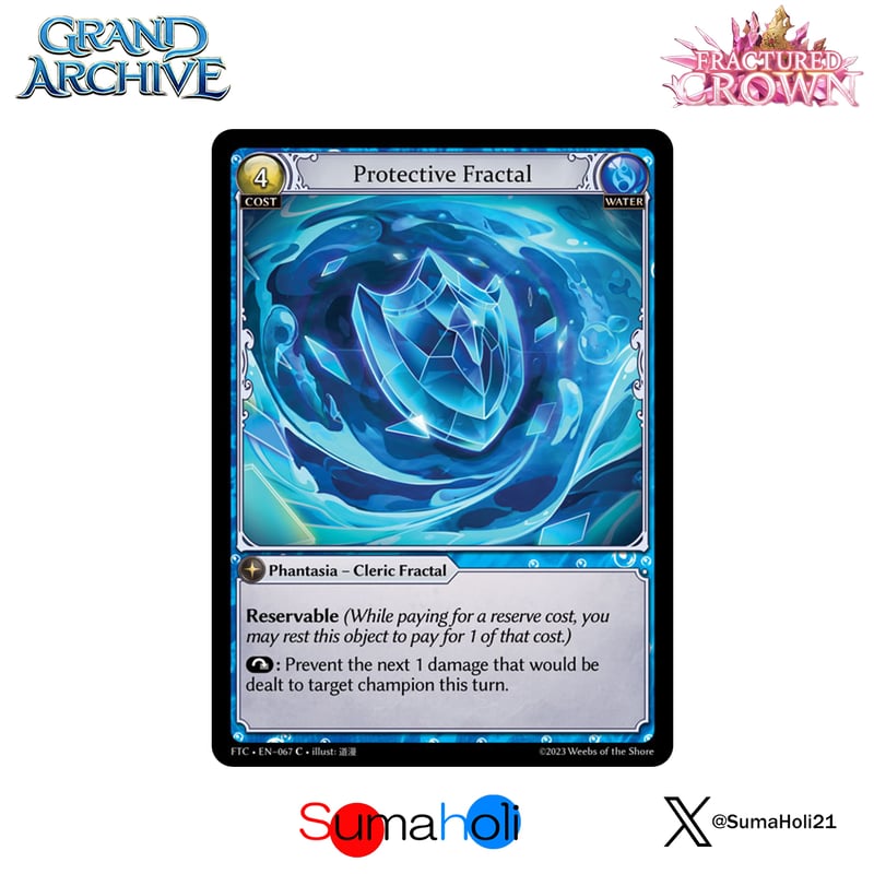 Grand Archive TCG - Fracturize 4枚セット 46a62a15a3cb38d895b672e734c6fc