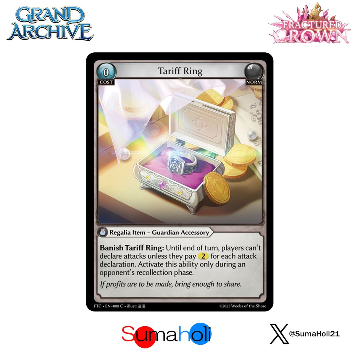 Tariff Ring 1枚 Grand Archive TCG Tariff Ring - Promotional Cards