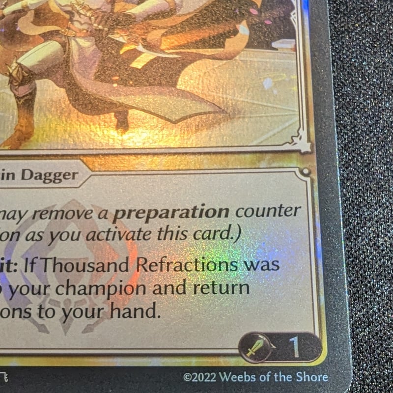 状態A】Grand ArchiveTCG『Thousand Refractions Foil