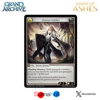 Grand ArchiveTCG『Veteran Soldier』Dawn of Ashes Alter Edition