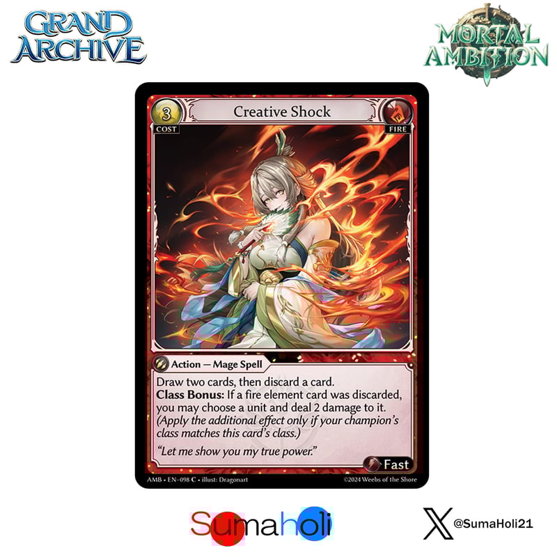 Grand ArchiveTCG『Creative Shock』Mortal Ambition