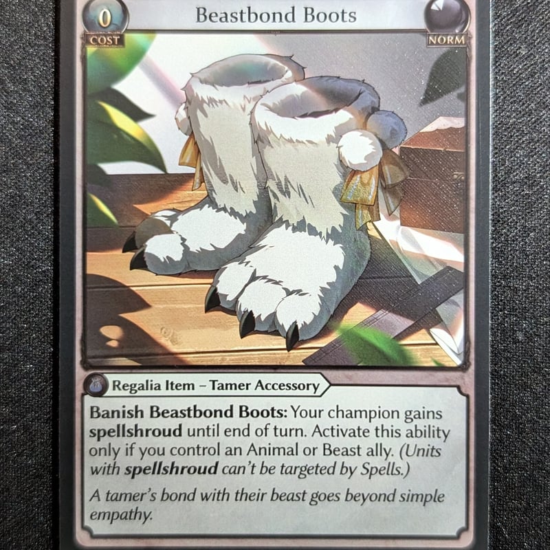 状態A】Grand ArchiveTCG 『Beastbond Boots Armament