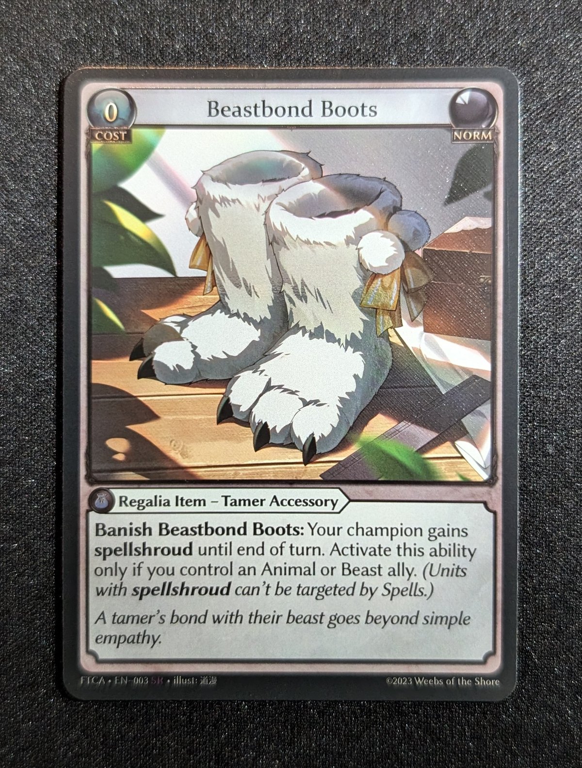 状態A】Grand ArchiveTCG 『Beastbond Boots Armament