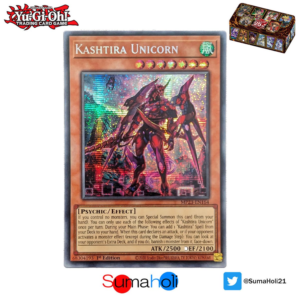 状態A】EU版 25thTin Dueling Heroes クシャトリラ・ユニコーン |