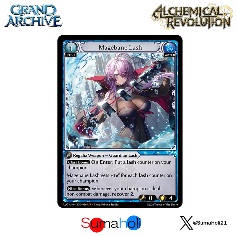 Grand Archive Magebane Lash ホロ仕様 Grand ArchiveTCG『Magebane Lash』Alchemical Revol