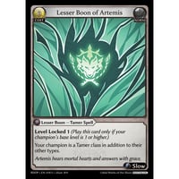 【Pantheon専用】【状態A】Grand ArchiveTCG『Lesser Boon of Artemis』Radiant Origins RDOPEN018 <U>