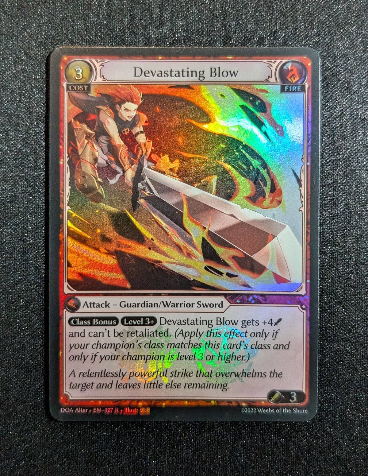 状態A】Grand ArchiveTCG『Devastating Blow Foil』Daw