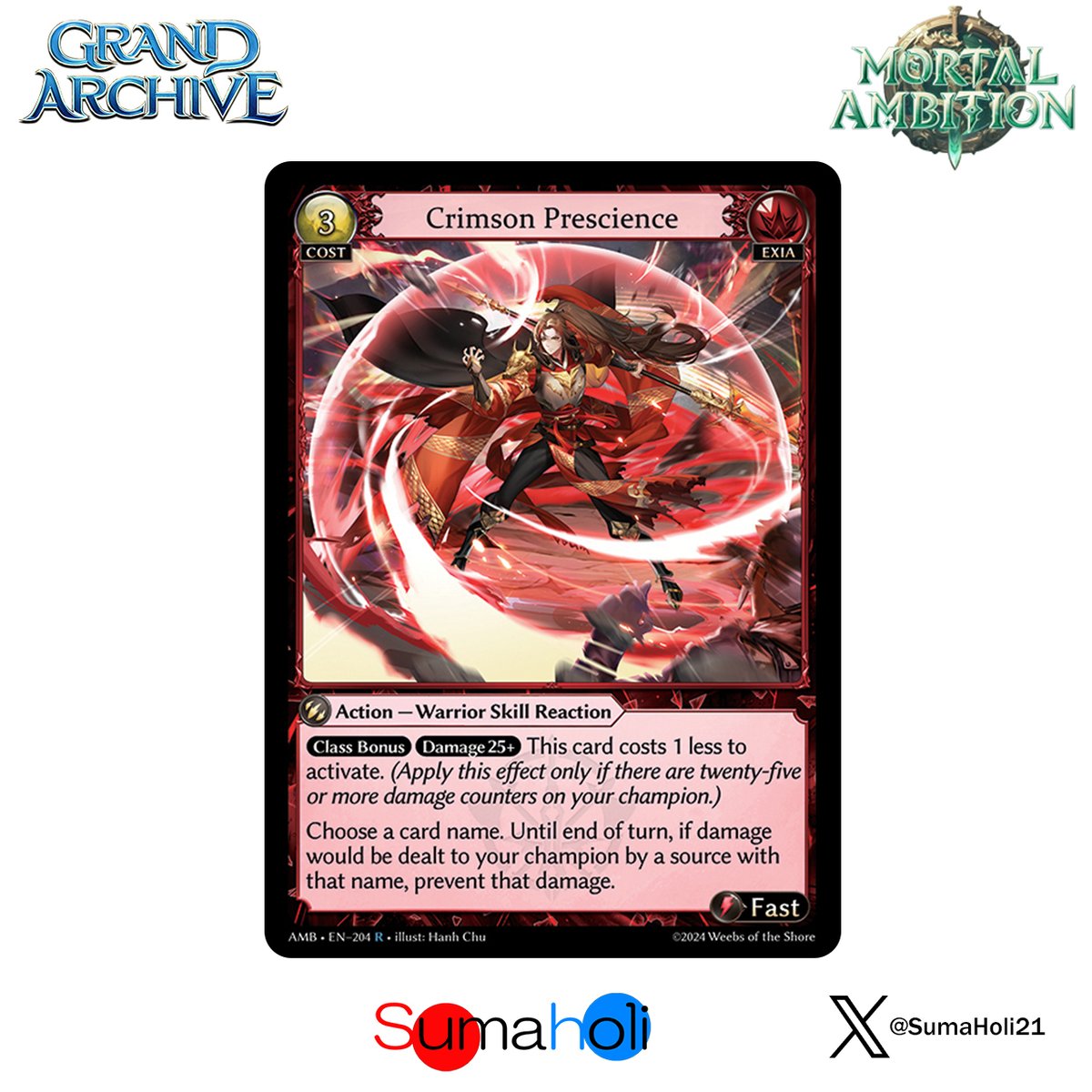 Grand ArchiveTCG『Crimson Prescience』Mortal Ambi