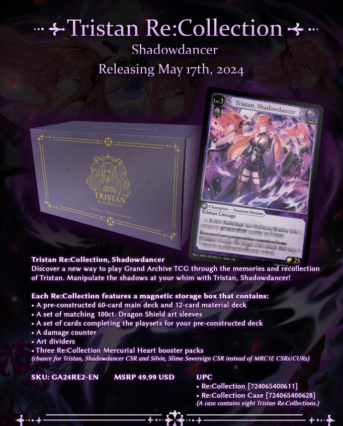 GRAND ARCHIVE TCG 『Tristan Re:Collection Box Sh