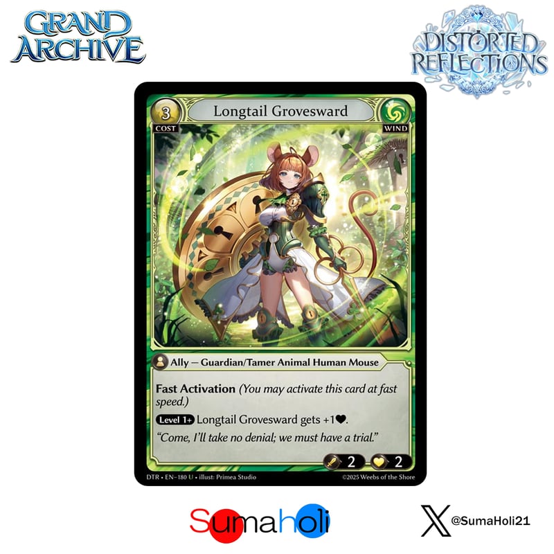 Grand ArchiveTCG『Longtail Grovesward』Distorted