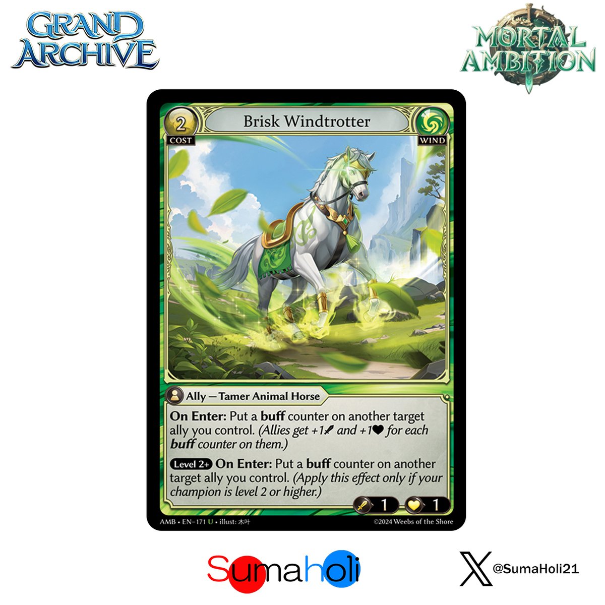 Grand ArchiveTCG『Brisk Windtrotter』Mortal Ambit