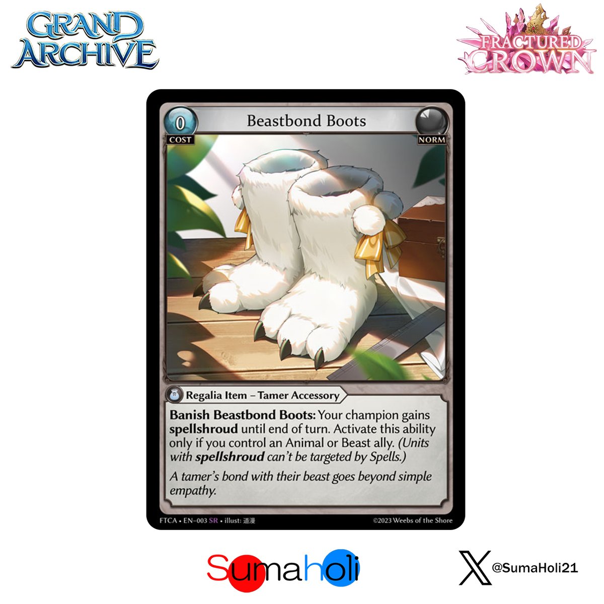 状態A】Grand ArchiveTCG 『Beastbond Boots Armament