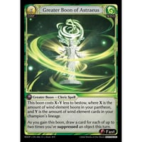【Pantheon専用】【状態A】Grand ArchiveTCG『Greater Boon of Astraeus』Radiant Origins RDOPEN006 <SR>