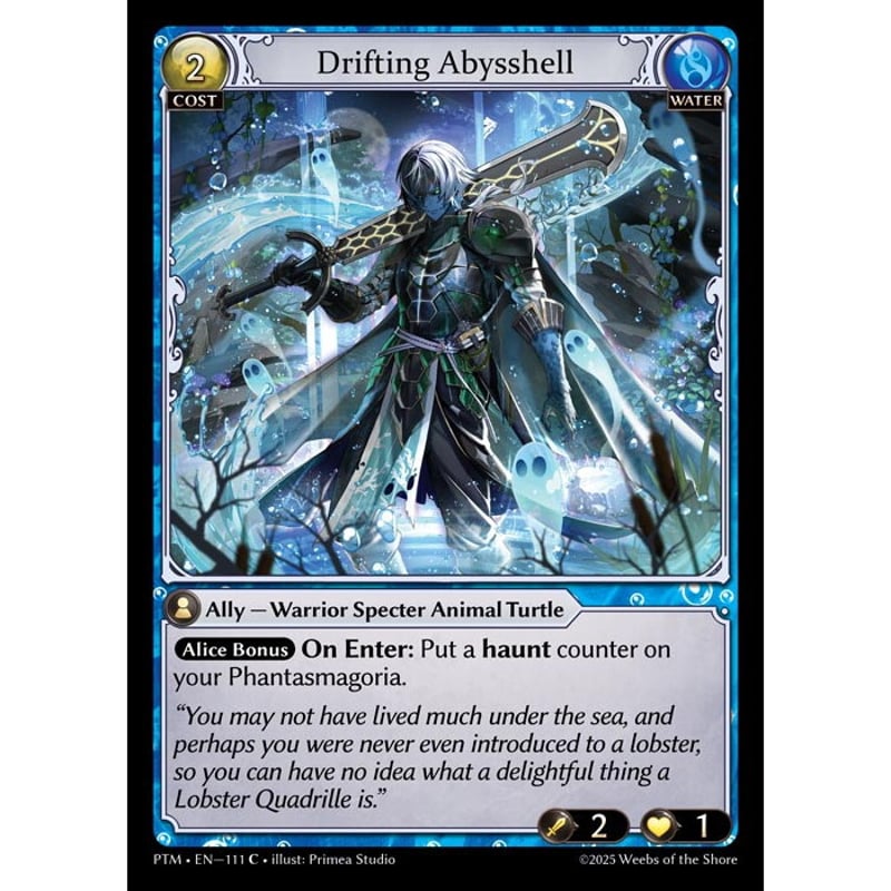 グランドアーカイブ 状態A】Grand ArchiveTCG『Drifting Abysshell』Phanto