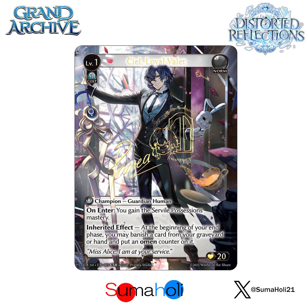 Grand ArchiveTCG『Ciel, Loyal Valet』Distorted Re