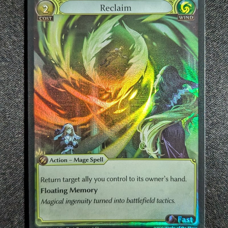 状態A】Grand ArchiveTCG『Reclaim Foil』Supporter Pa