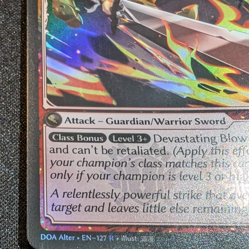 状態A】Grand ArchiveTCG『Devastating Blow Foil』Daw