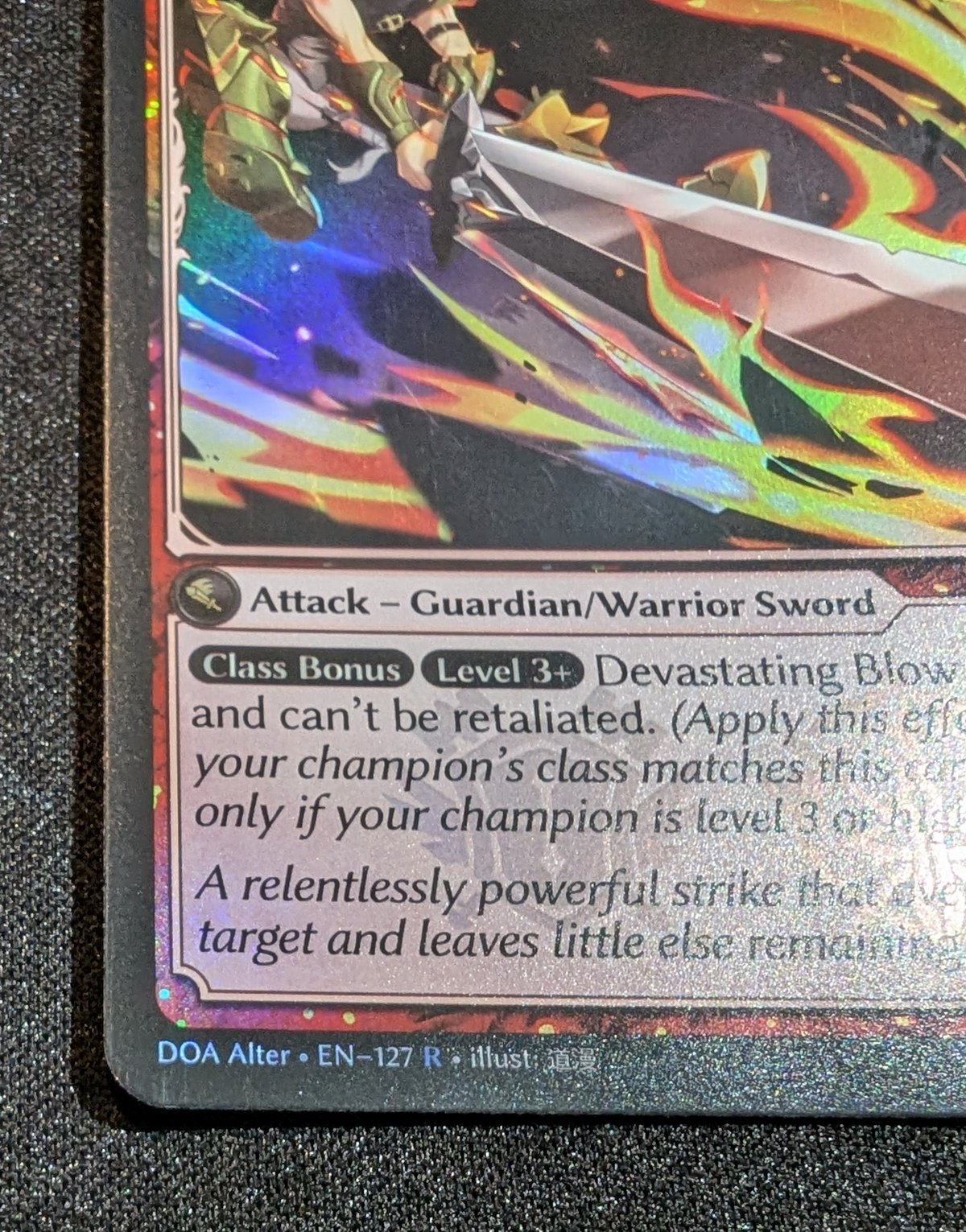 状態A】Grand ArchiveTCG『Devastating Blow Foil』Daw