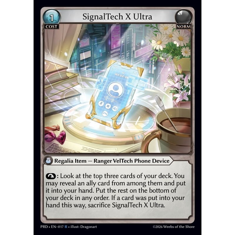 Grand Archive『SignalTech X Ultra』.asphodel/para