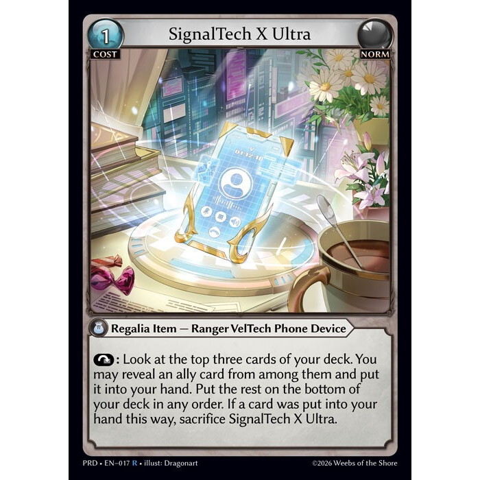 Grand Archive『SignalTech X Ultra』.asphodel/para
