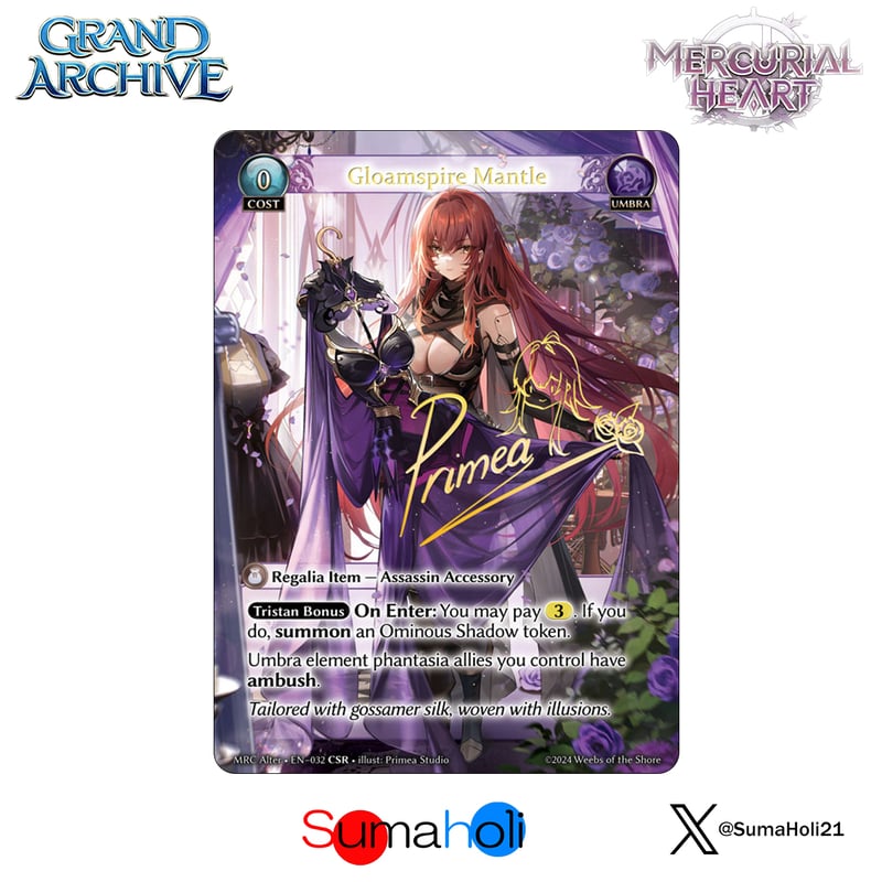 その他 Grand Archive TCG CSR Gloamspire Mantle Grand ArchiveTCG『Gloamspire Mantle』Mercurial He