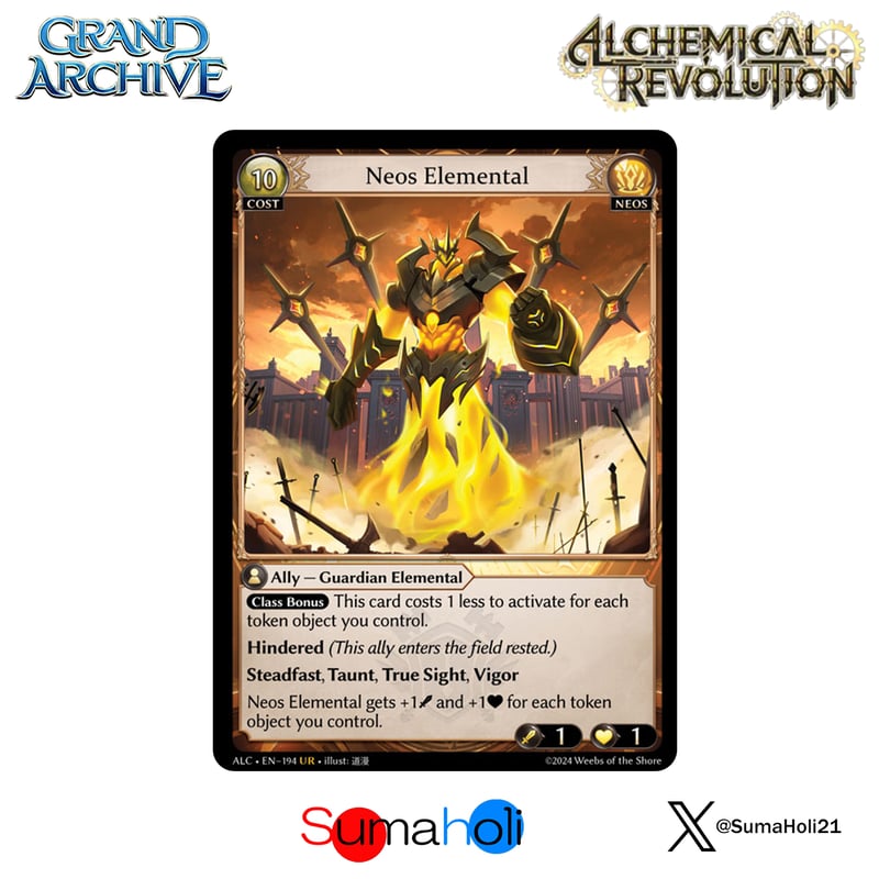 Grand ArchiveTCG『Neos Elemental』Alchemical Revo