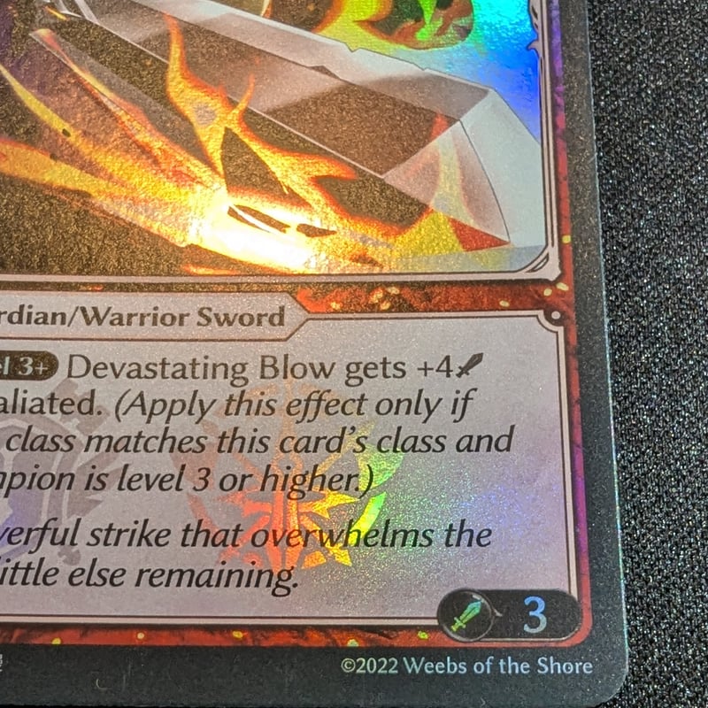 状態A】Grand ArchiveTCG『Devastating Blow Foil』Daw