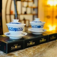 景徳鎮蓋碗/華開富貴 | ORGANIC TEA・馨華献上銘茶・世界遺産の香り