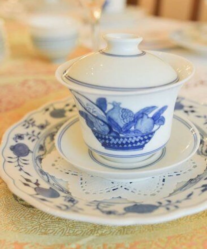 景徳鎮蓋碗/華開富貴 | ORGANIC TEA・馨華献上銘茶・世界遺産の香り 景徳鎮蓋碗/華開富貴 | ORGANIC TEA・馨華献上銘茶・世界遺産の香り