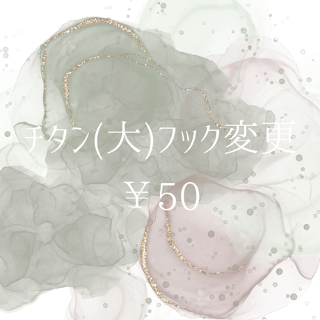 チタン（大）フック変更（￥50）