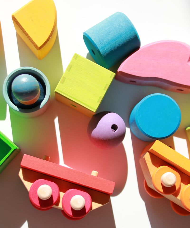 Papoosetoys ビットコイン バウシュピール グリムス デュシマ好き グリムストレインセット【グリムス】 | 木のおもちゃ 虹と木