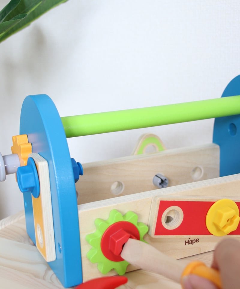 カーペンター ツールボックス【HAPE】 | 木のおもちゃ 虹と木 カーペンター ツールボックス【HAPE】 | 木のおもちゃ 虹と木