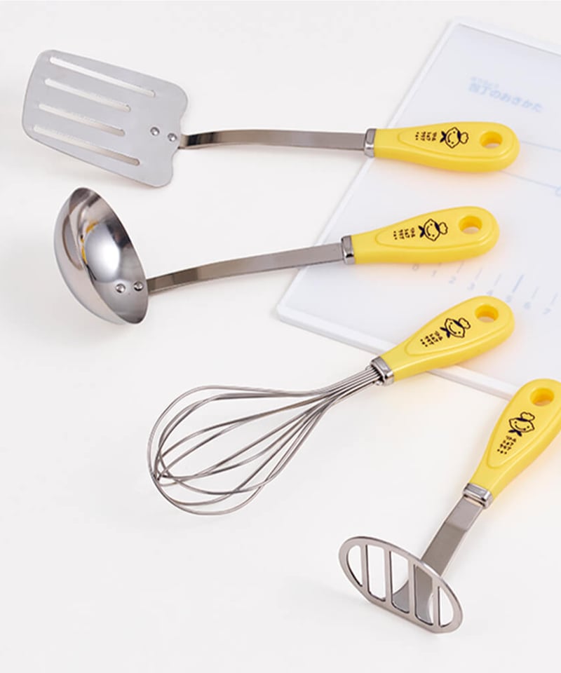 リトルシェフクラブ 基本ツールセットー【貝印】 | 木のおもちゃ 虹と木