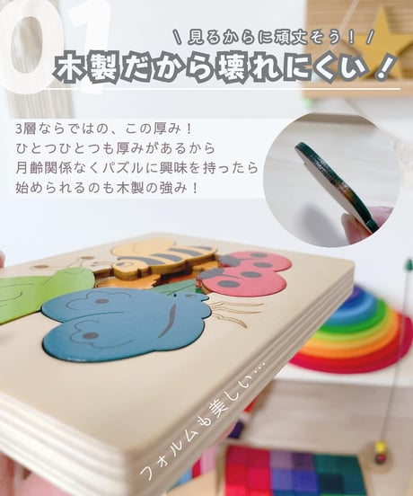 3重パズル・恐竜【ジョージラック】