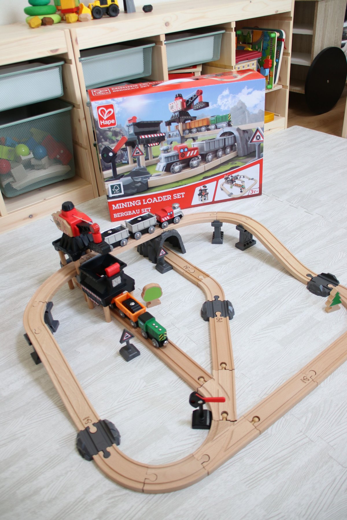 鉱山レールベーシックセット 【HAPE】 | 木のおもちゃ 虹と木 鉱山レールベーシックセット 【HAPE】 | 木のおもちゃ 虹と木