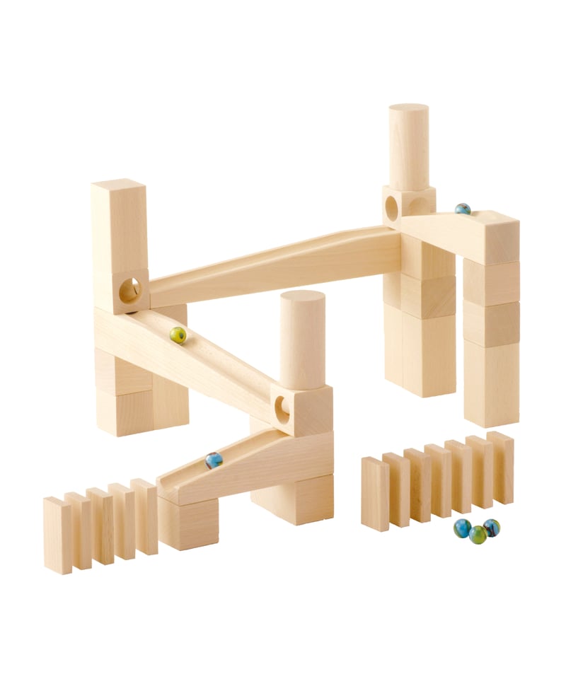 ハバ 組立てクーゲルバーン 小さな大工さん セット 木のおもちゃ カルテット / HABA 玉の道-組み立てクーゲルバーン