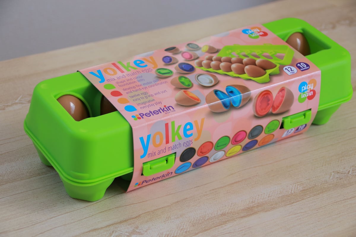 マッチングエッグス・フォルム 【ピーターキン】 | 木のおもちゃ